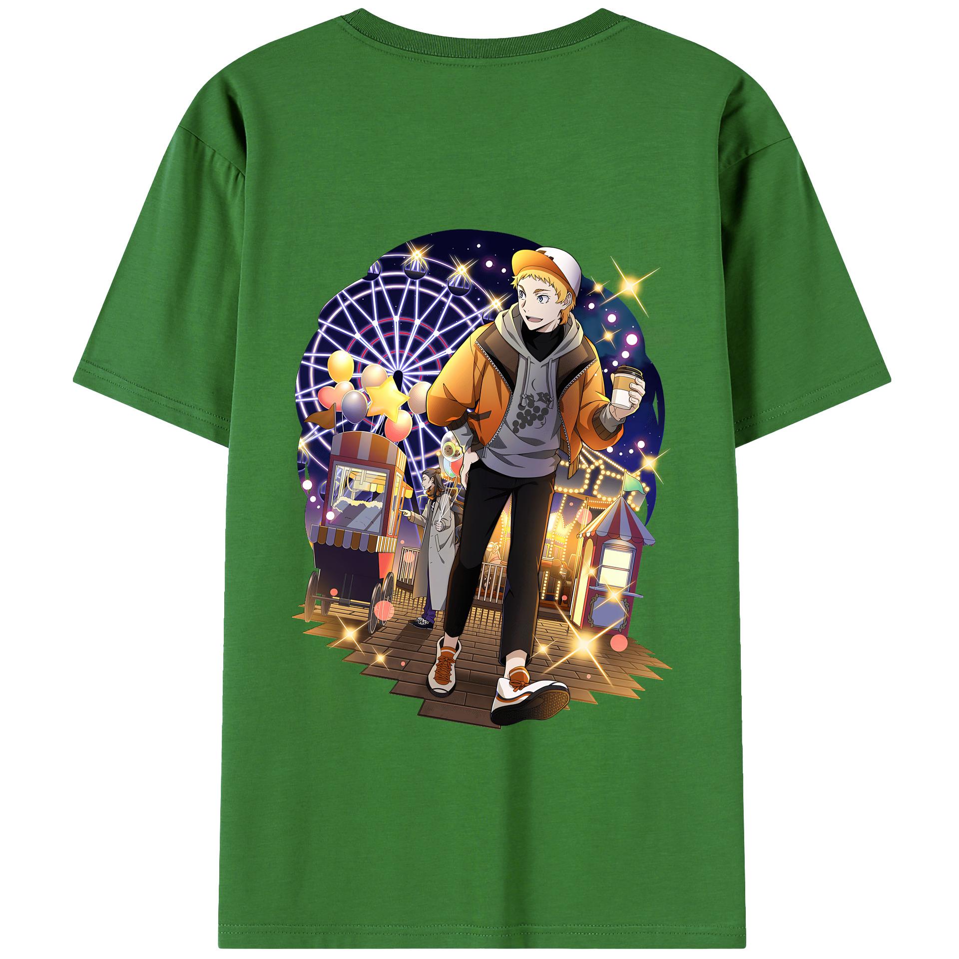 （画像用） 文豪ストレイドッグス Bungo Stray Dogs レディース半袖Tシャツ(バックプリント)